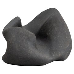 'Sculpture 0002' - High-Fired Clay Biomorphic Sculpture by David Nobaru