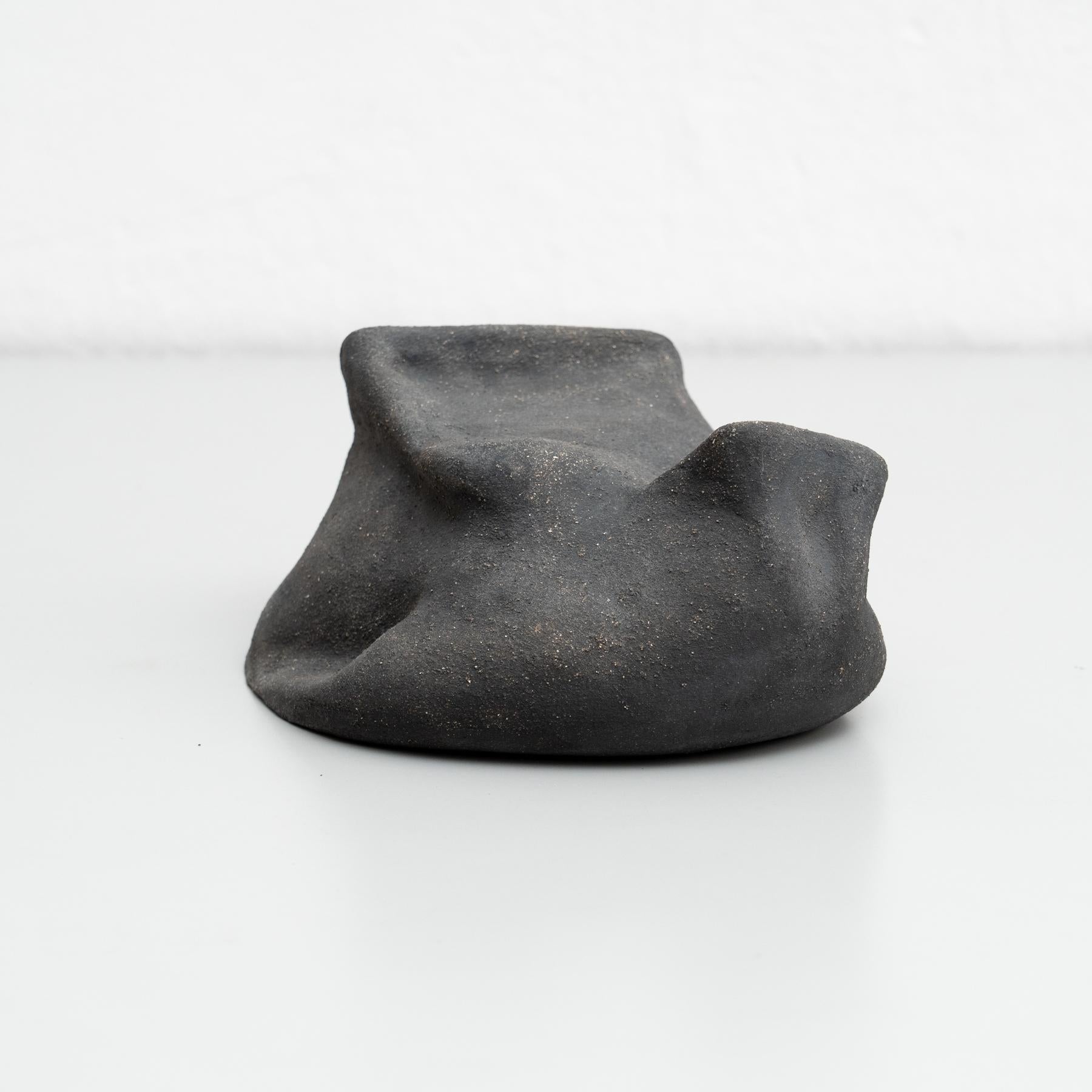 XXI secolo e contemporaneo 'Scultura 0005' - Scultura biomorfa in argilla cotta di David Nobaru in vendita
