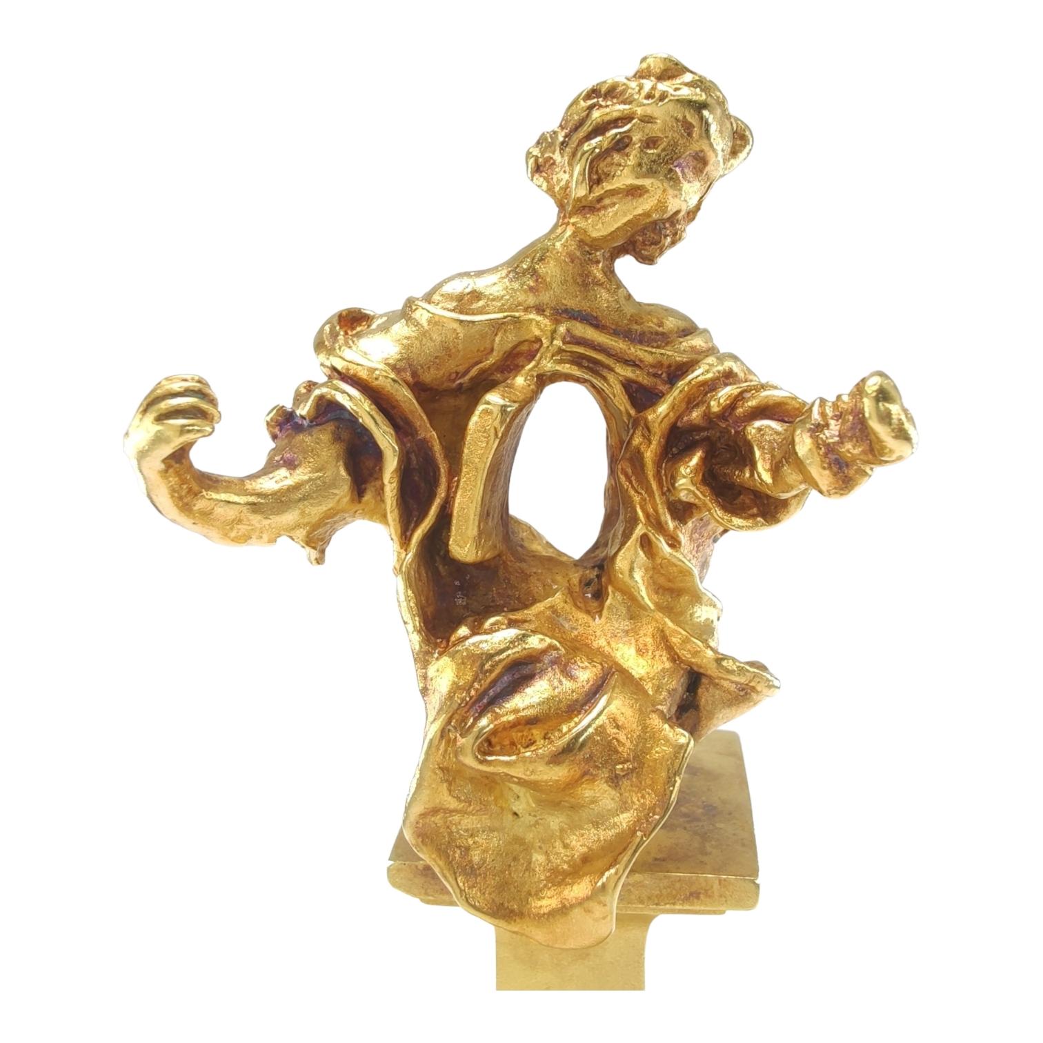 18K solid Gold Madonna of Port Lligat A Surreal Tribute by Salvador Dalí 3