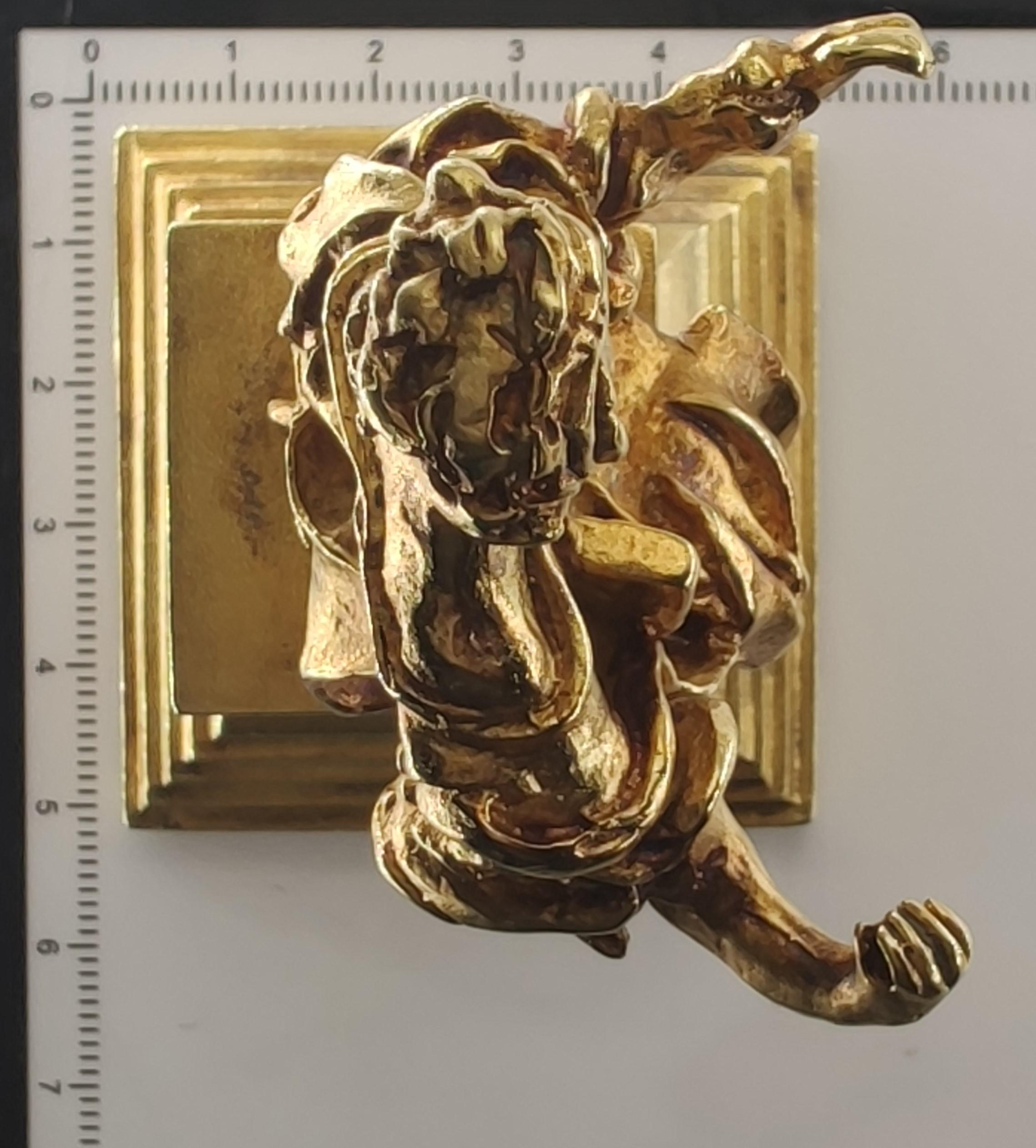 18K solid Gold Madonna of Port Lligat A Surreal Tribute by Salvador Dalí 10