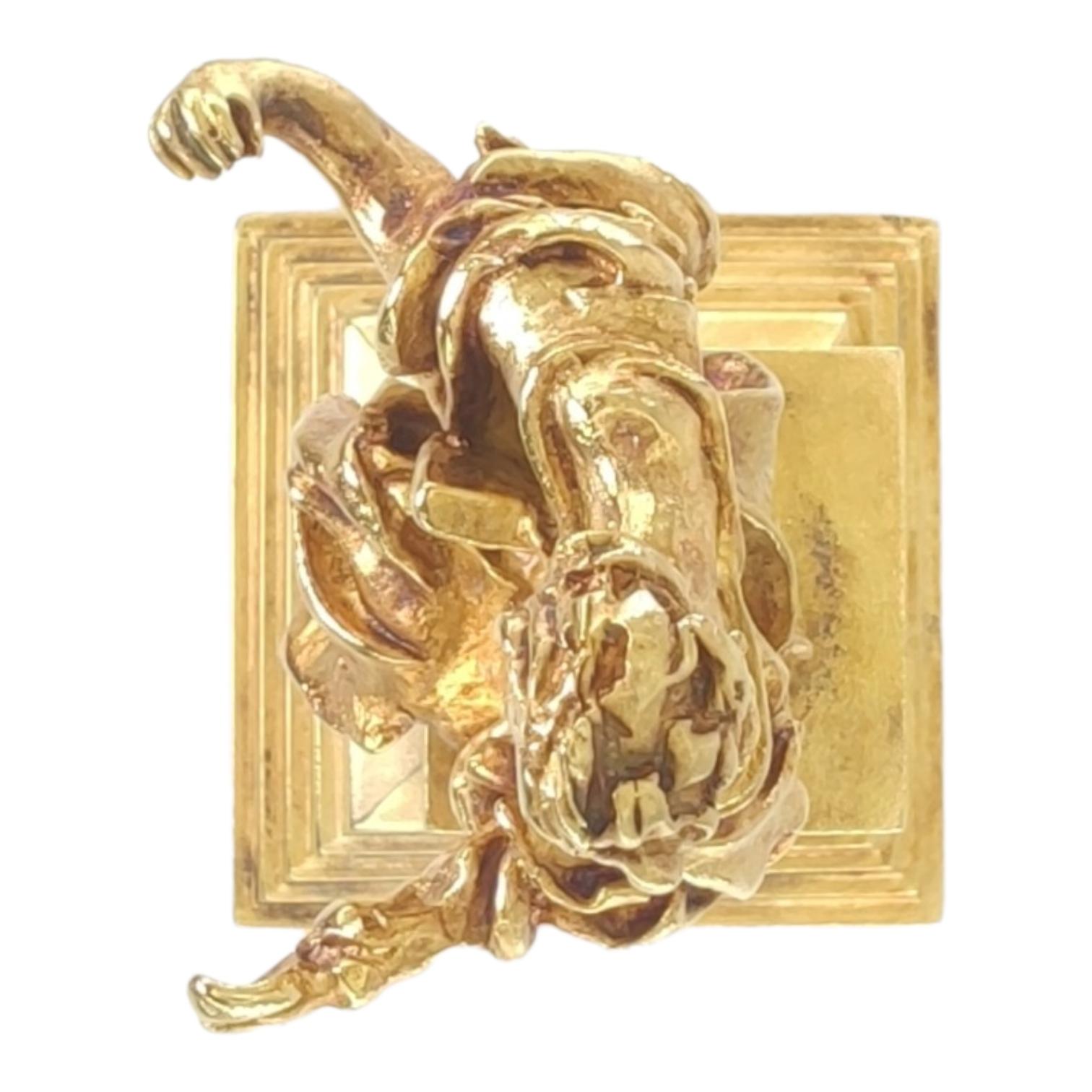 18K solid Gold Madonna of Port Lligat A Surreal Tribute by Salvador Dalí 1