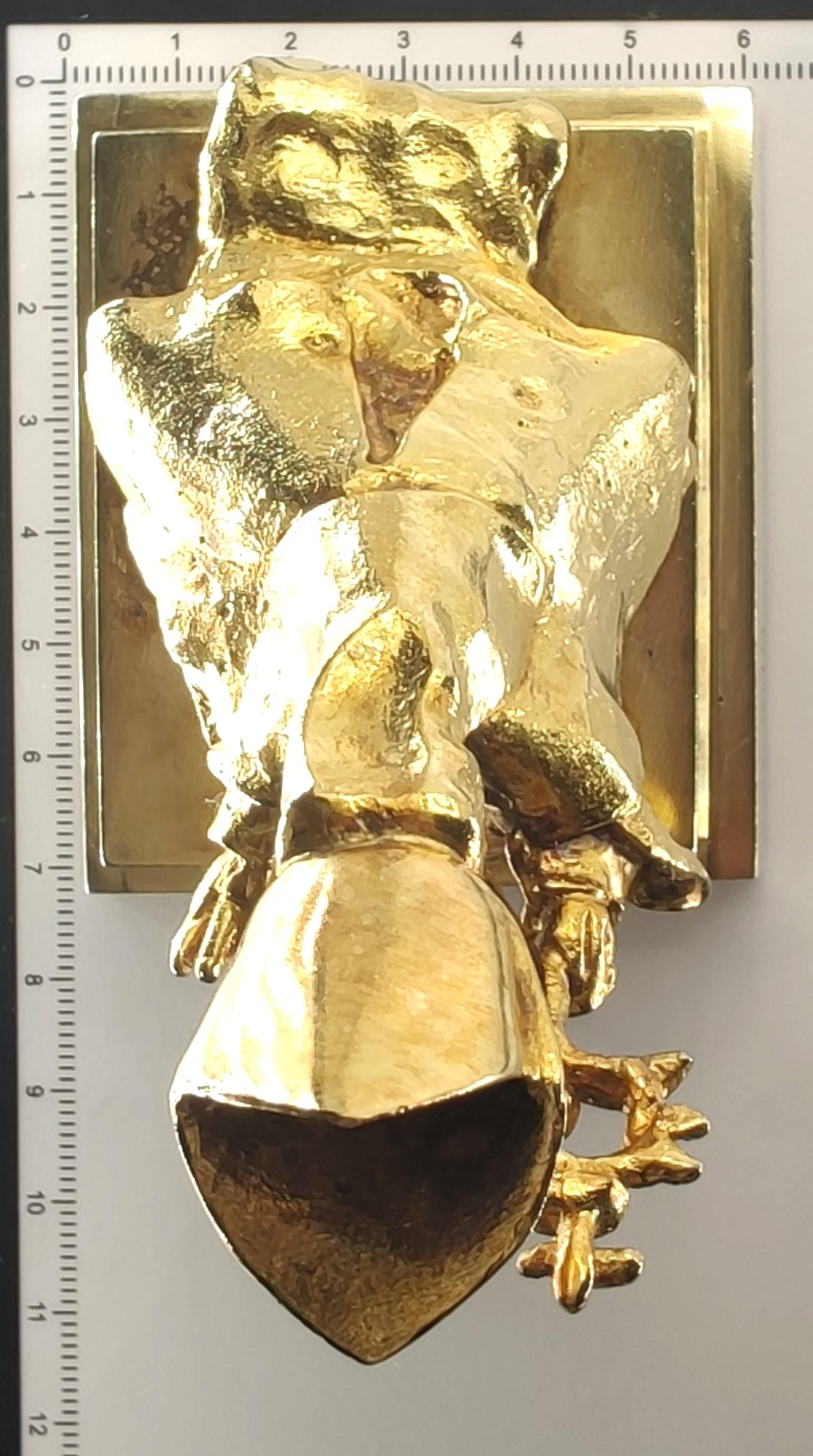 Sculpture 18kt gold Saint Narcissus of the Flies  1974 Salvador Dali  For Sale 12