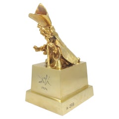 Sculpture Saint Narcisse des Flies en or 18 carats SOLID  -1974 - Salvador Dali