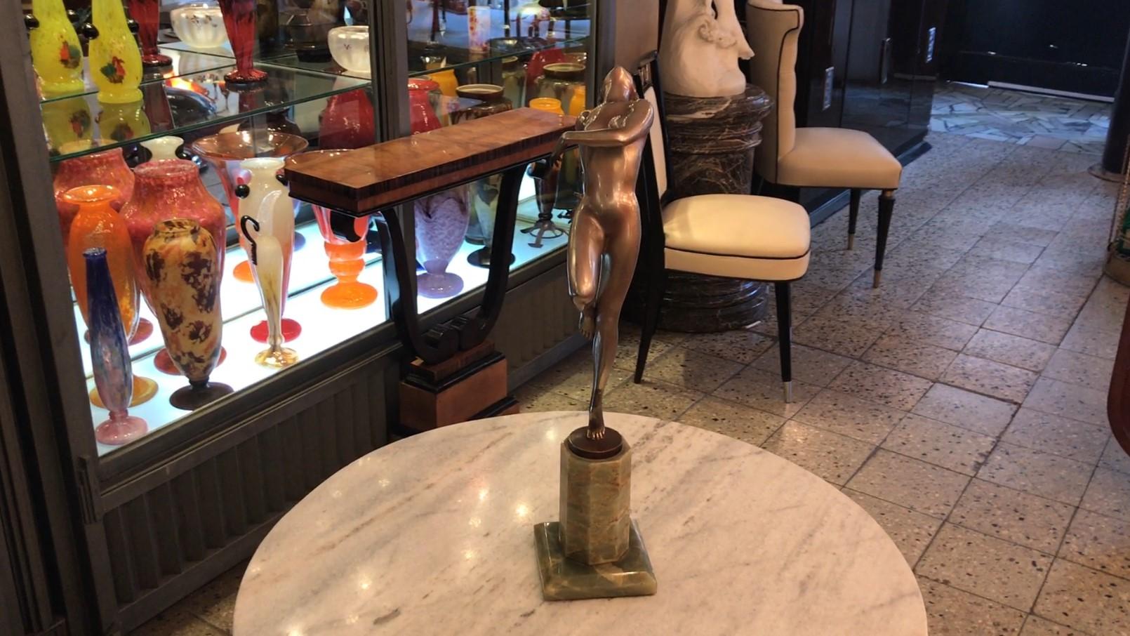 Sculpture, 1920, Art Deco, Sign Lorenzl For Sale 10