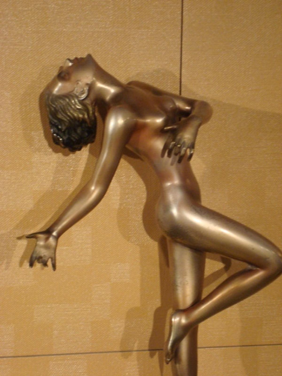 Skulptur , 1920, Art déco, signiert Lorenzl im Angebot 11
