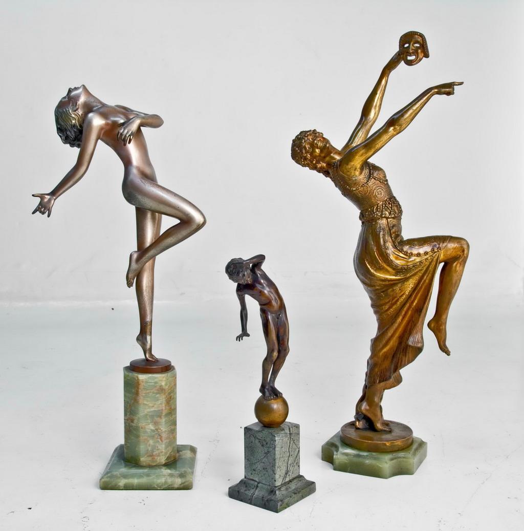 Early 20th Century Sculpture, 1920, Art Deco, Sign Lorenzl For Sale