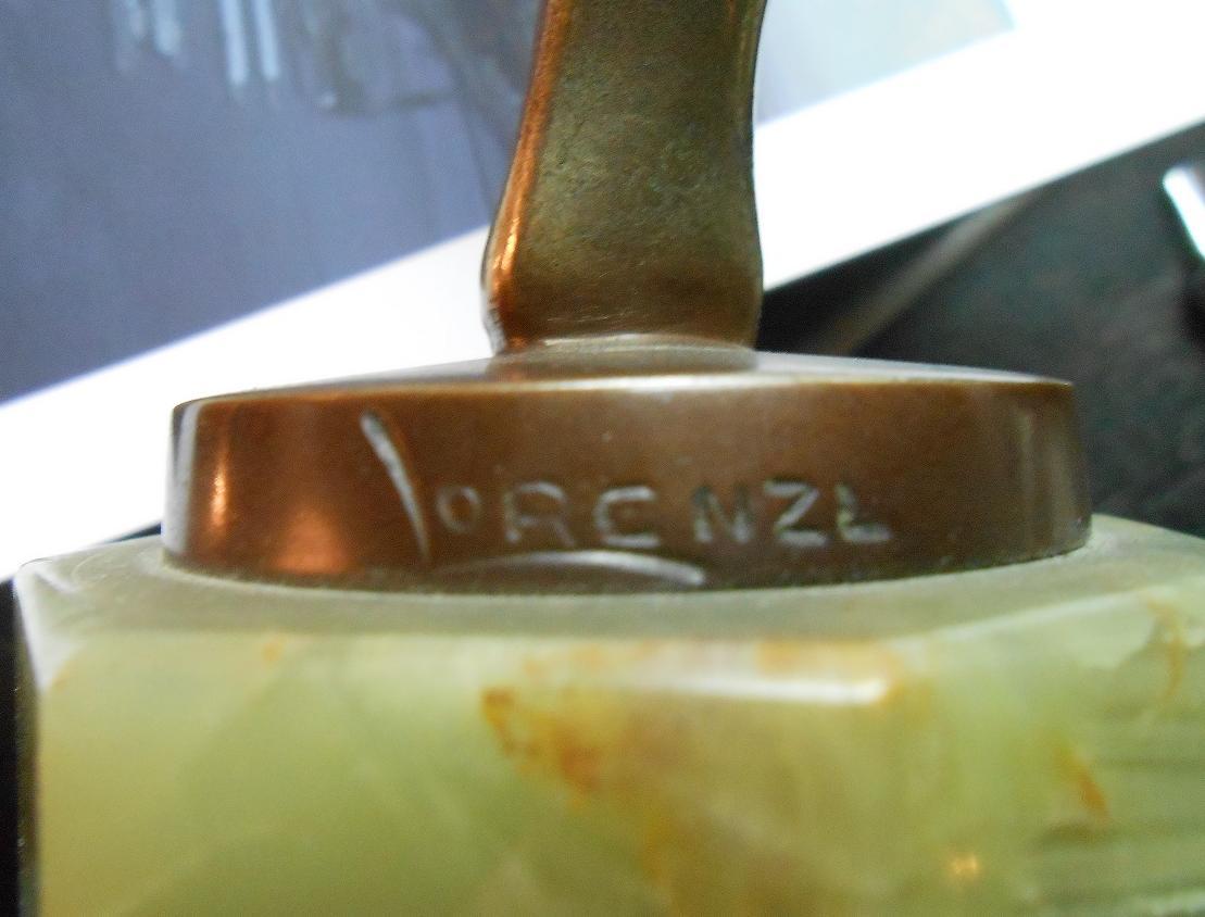 Bronzo Scultura , 1920, Art Deco, Segno Lorenzl in vendita