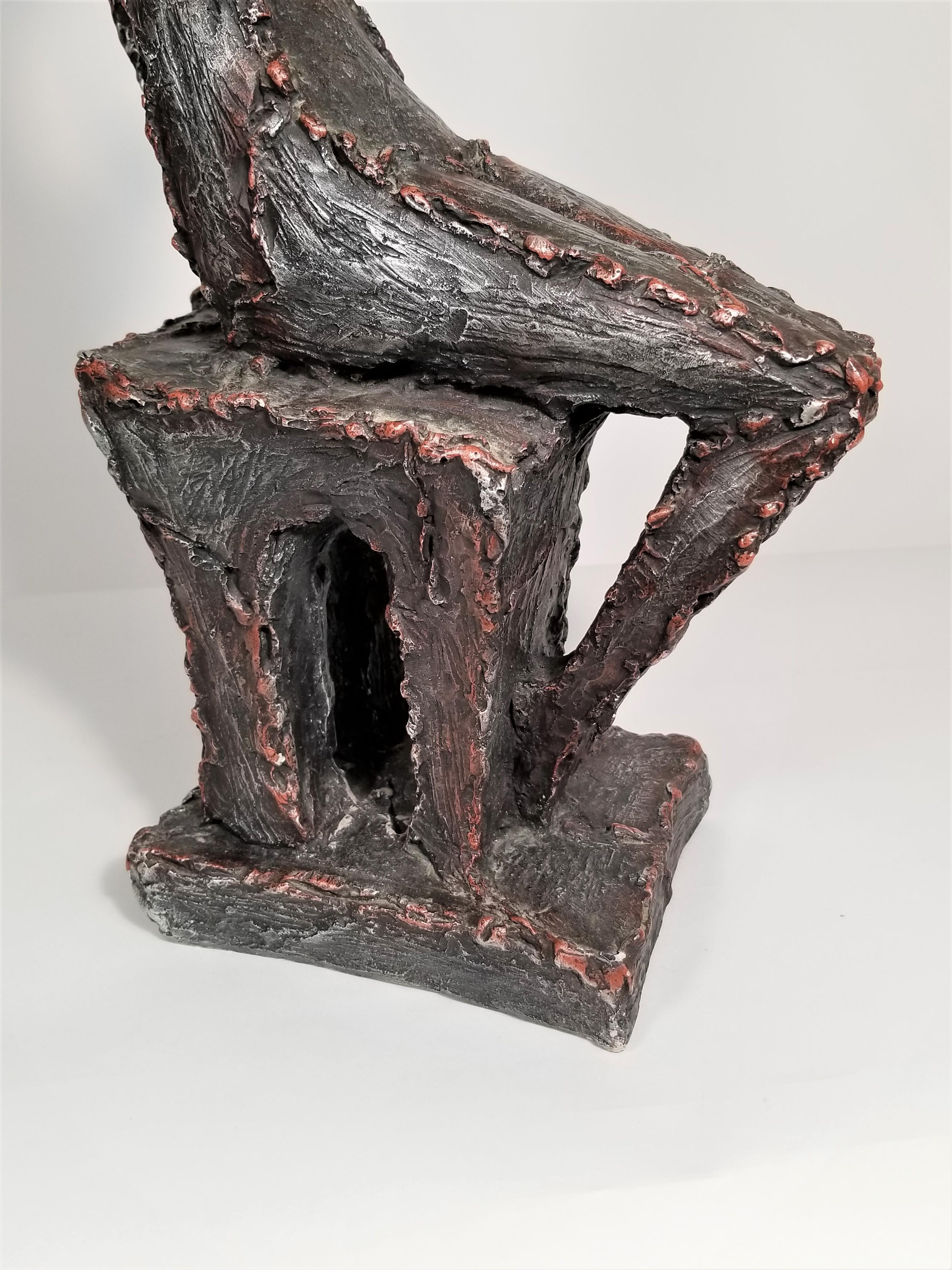 Skulptur 1969 Signiert Austin Productions Figural Brutalist im Angebot 3