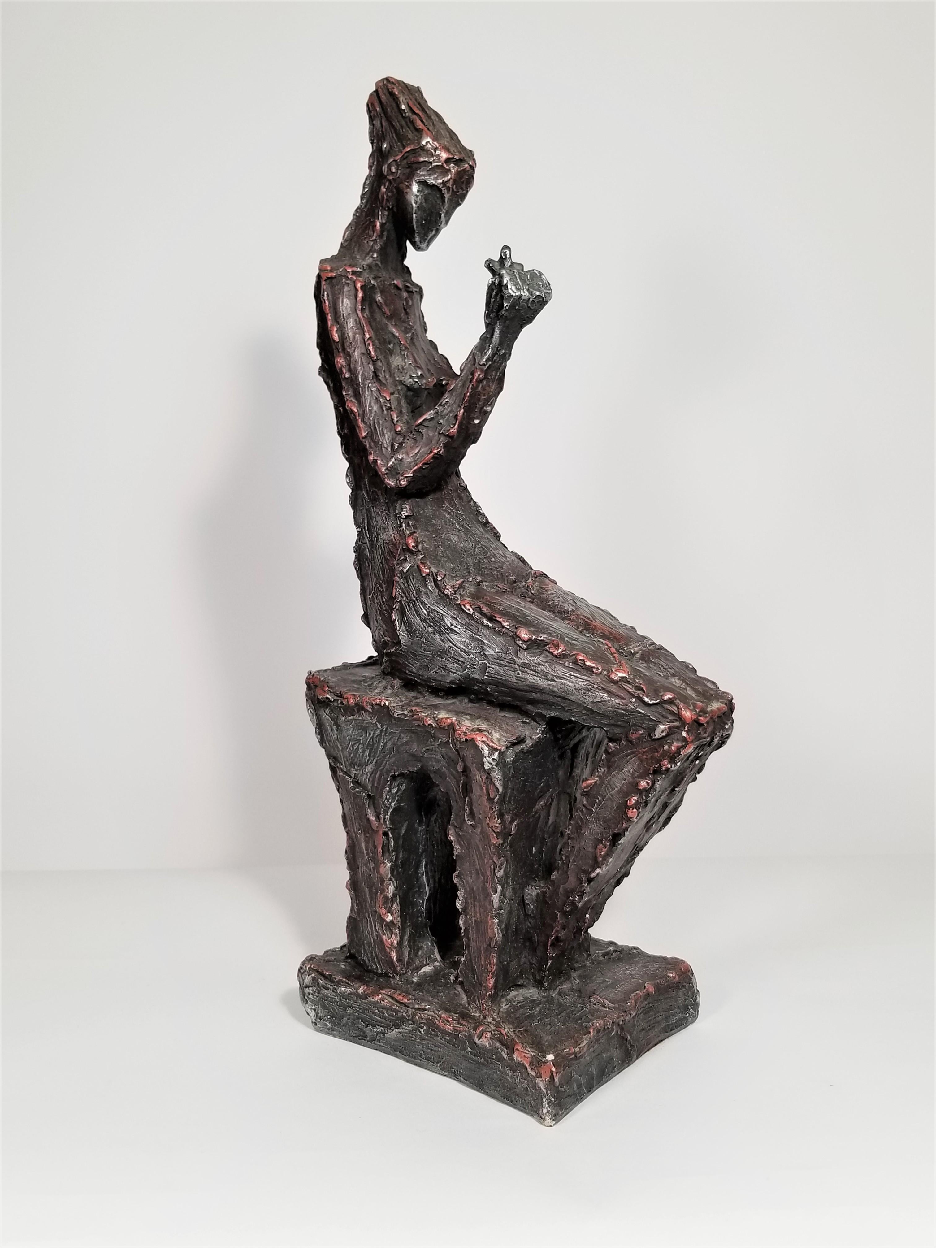 Skulptur 1969 Signiert Austin Productions Figural Brutalist (Moderne der Mitte des Jahrhunderts) im Angebot