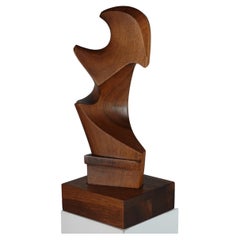 Sculpture abstraite vénitiennes par Giuseppe Carli. signé et daté 1969