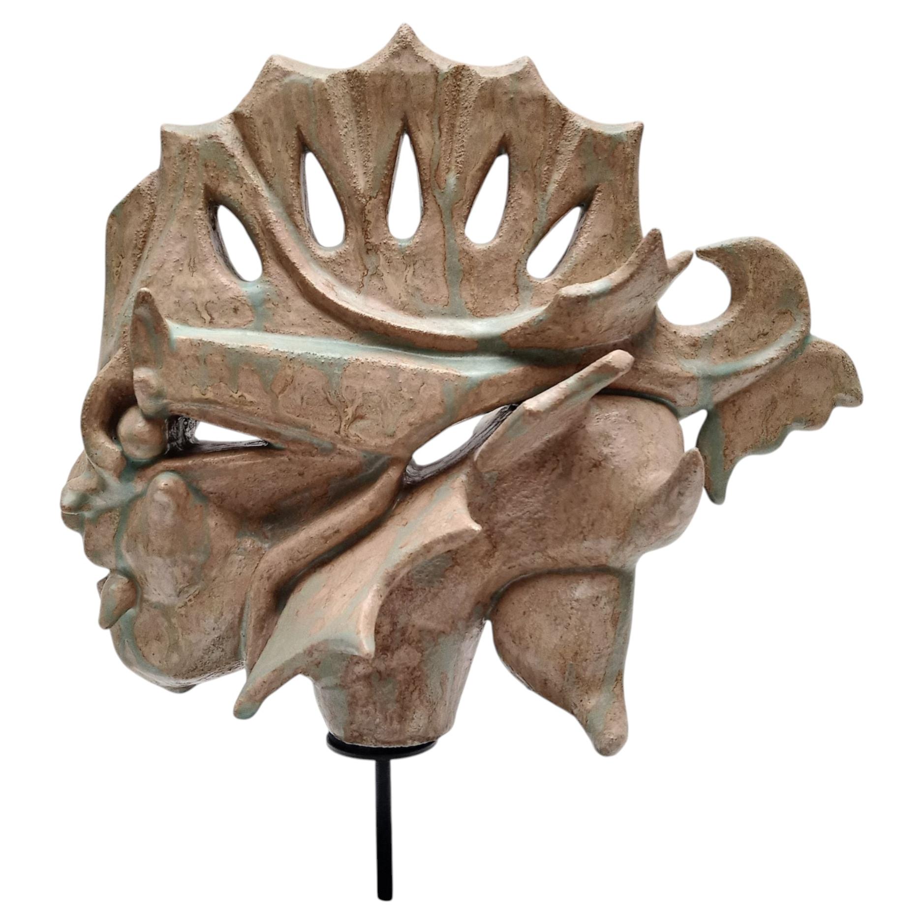 Murielle Bonin Ademak Hand-Crafted Ceramic Sculpture from France
