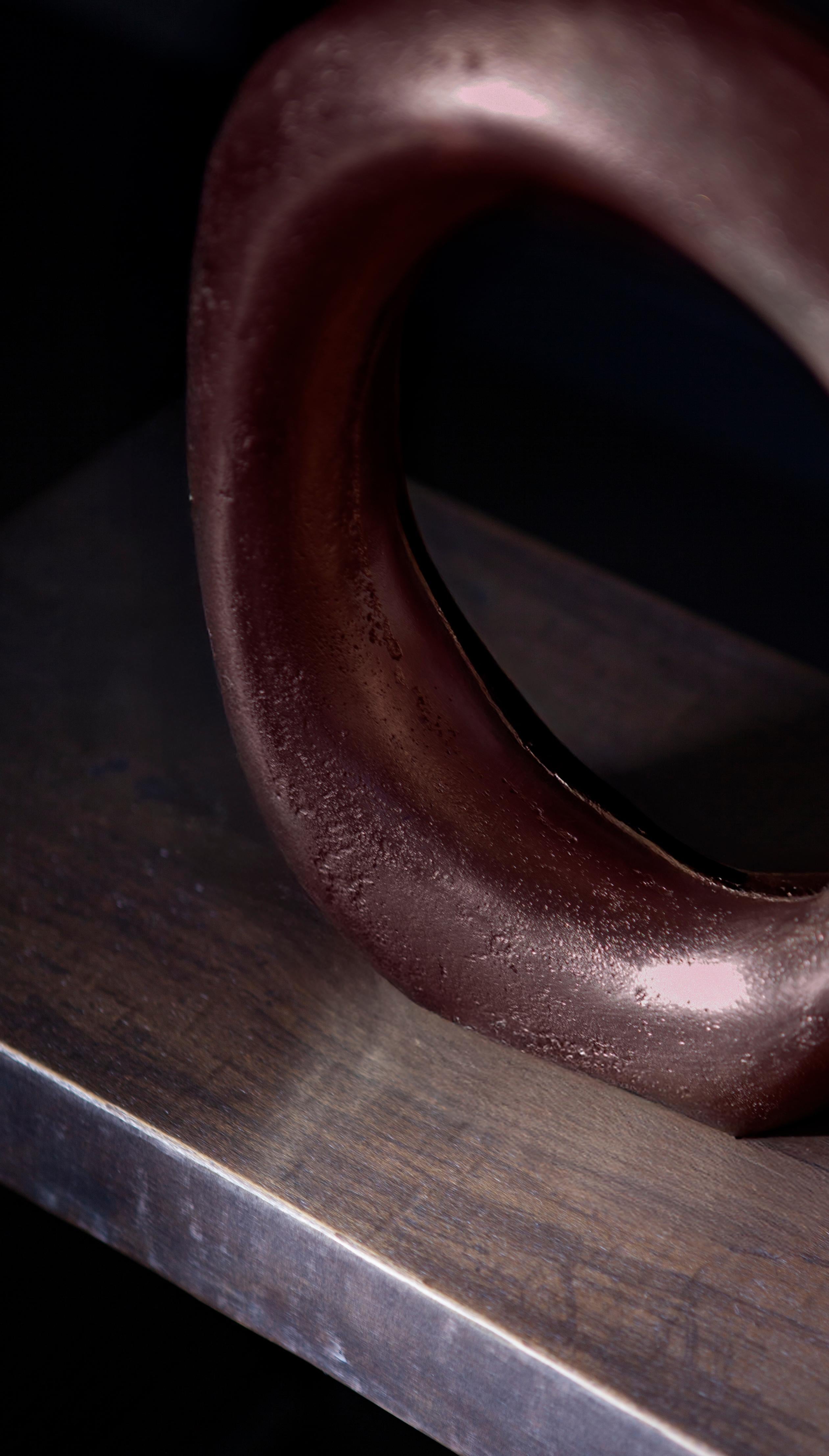 Moderno Scultura - Ottone invecchiato in vendita