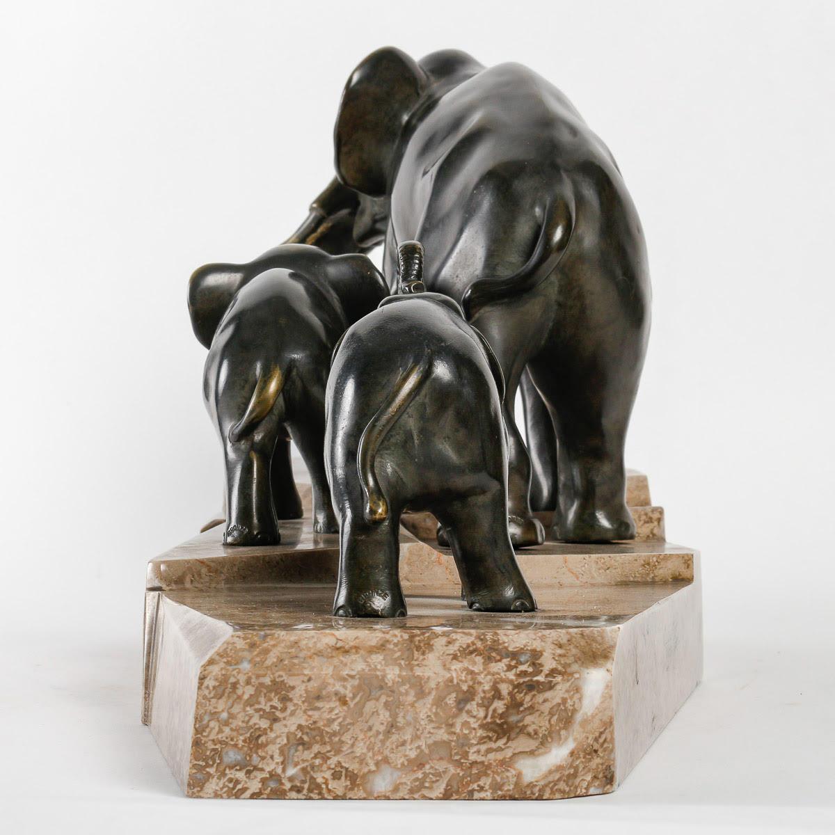 Sculpture, Animal Bronze by J.Brault, Early 20th Century. 1