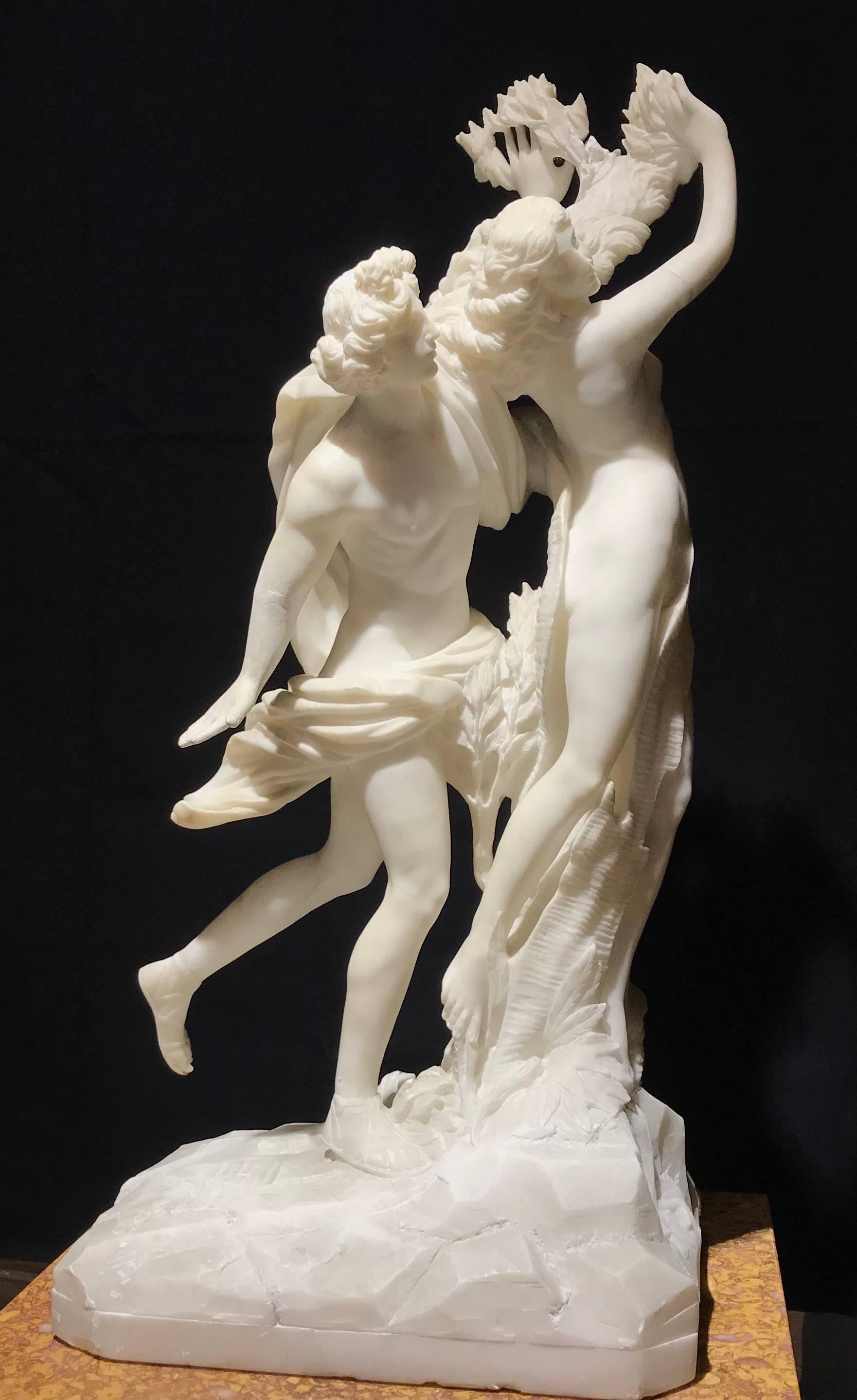 The sculpture was the last of a number of artworks commissioned by Cardinal Scipione Borghese, early on in Bernini's career. Apollo and Daphne was commissioned after Borghese had given an earlier work of his patronage, Bernini's Pluto and