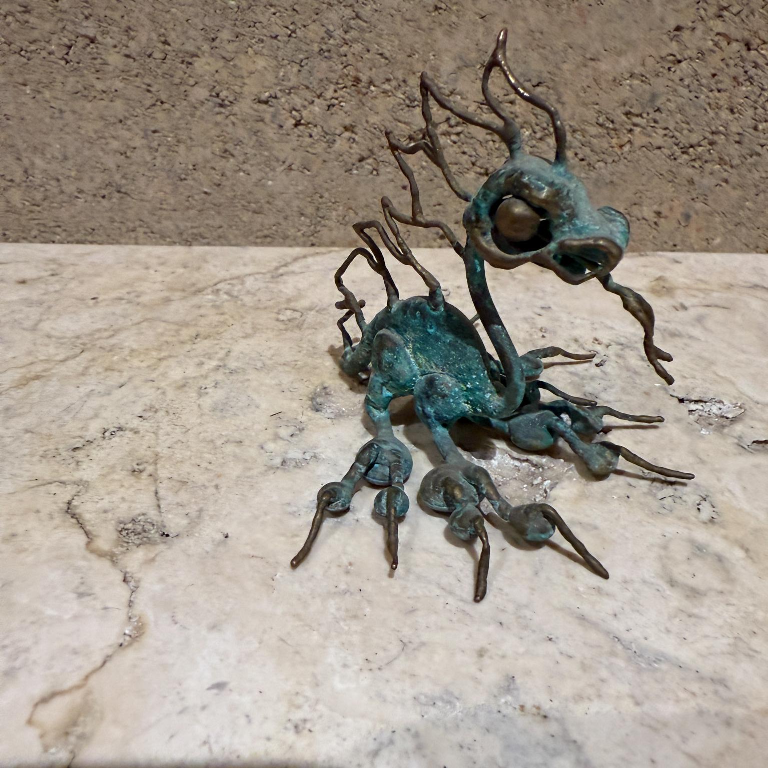 Sculpture d'art dragon patinée Bon état - En vente à Chula Vista, CA