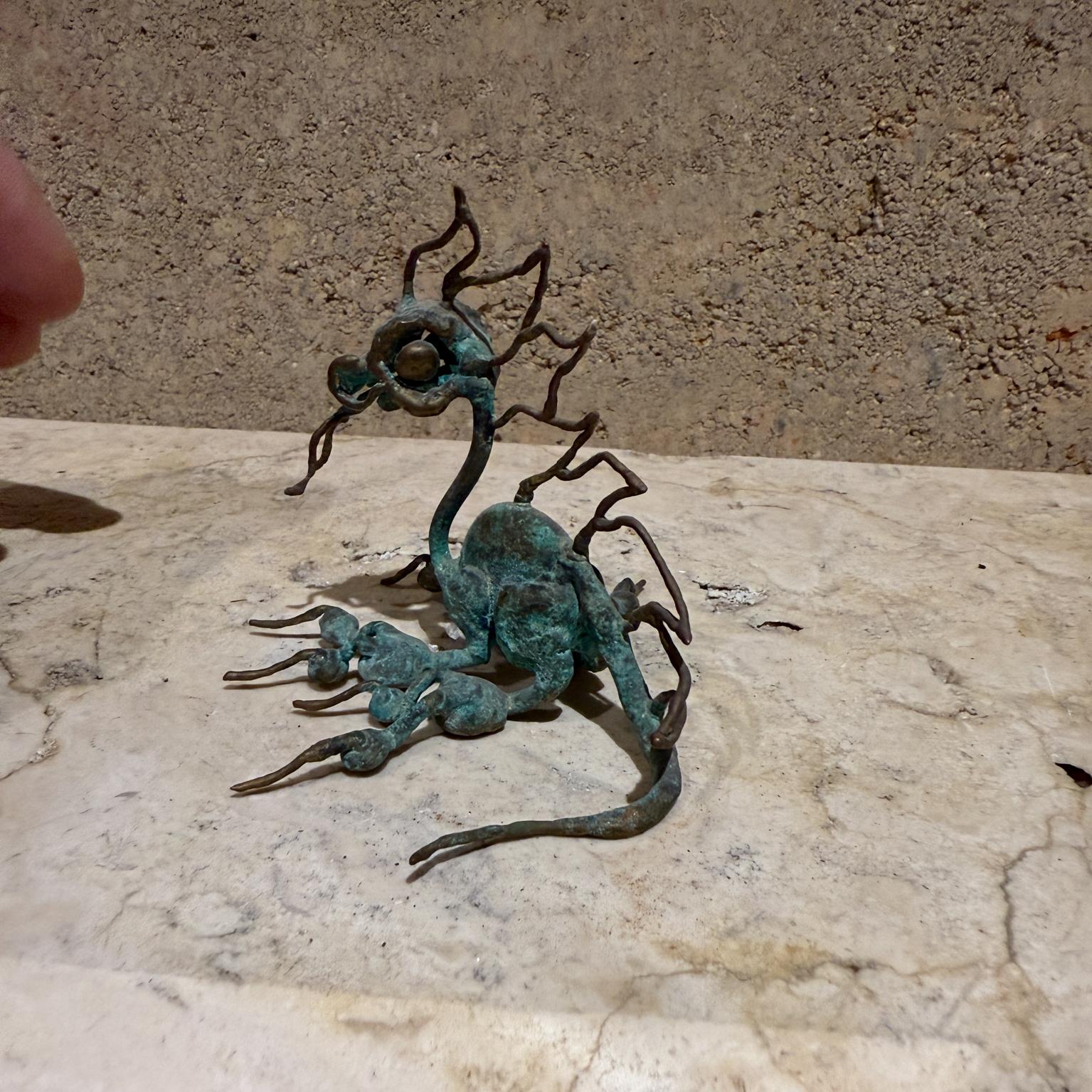Sculpture d'art dragon patinée en vente 3