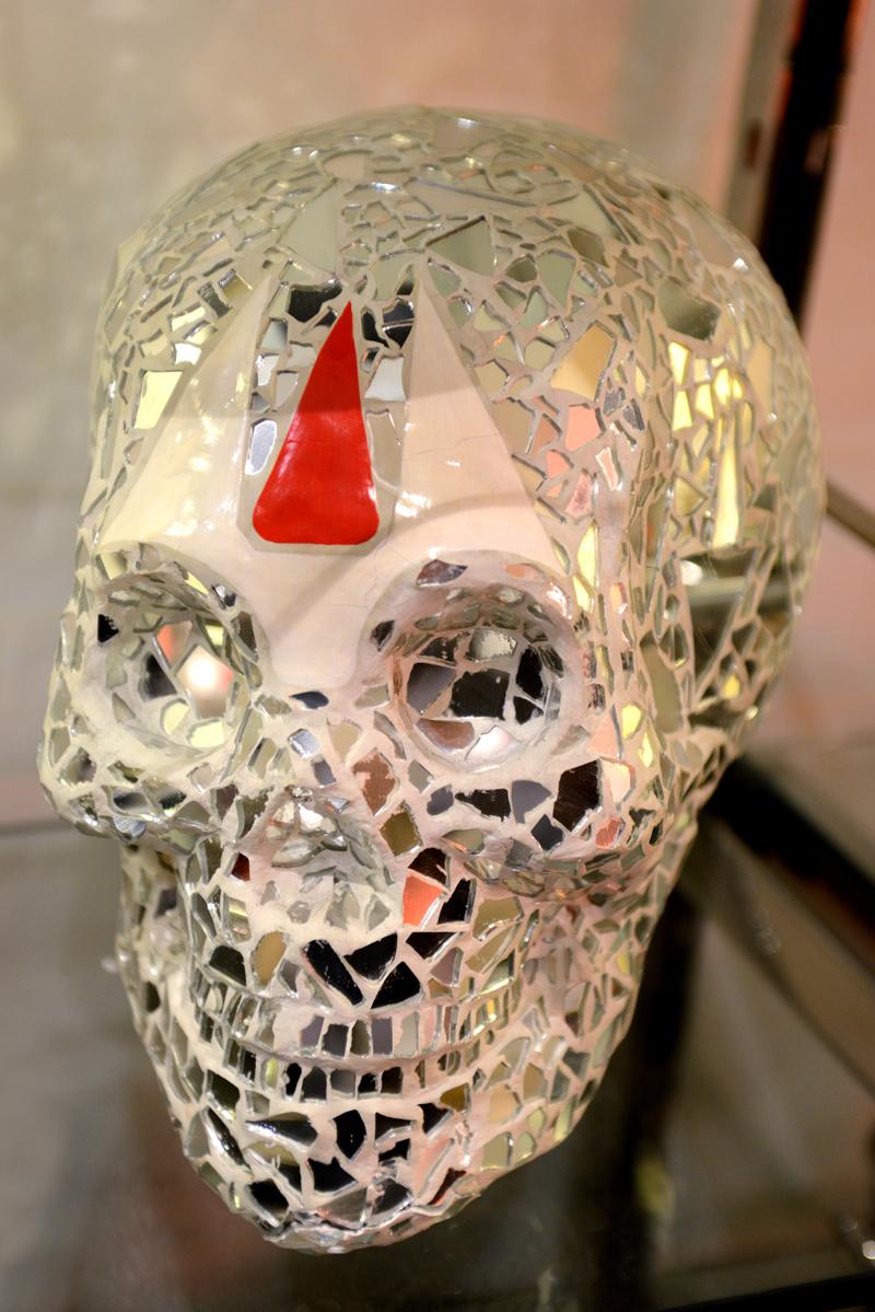 Mirror Sculpture Artist Proof Skull Vanity
