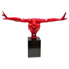 Sculpture Athlete Figurine in Resin