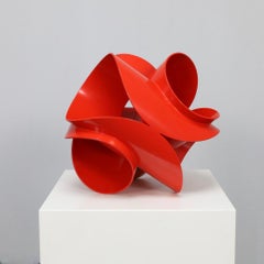 Sculpture “Axis Red” by Rob Zweerman, 2016