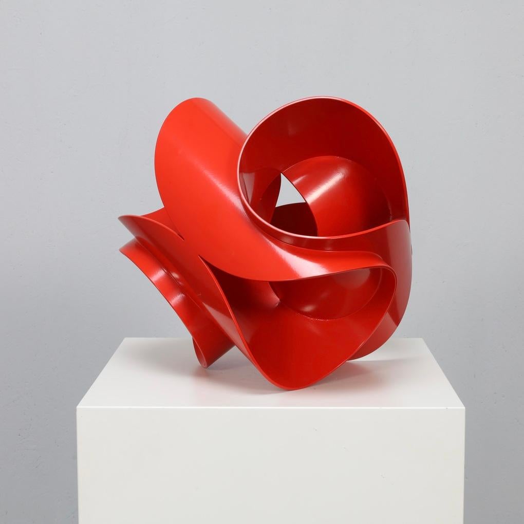 Néerlandais Sculpture “Axis Red” by Rob Zweerman, 2016 en vente