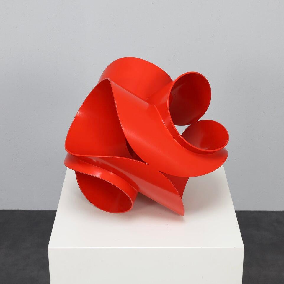 Sculpture “Axis Red” by Rob Zweerman, 2016 Excellent état - En vente à DE KWAKEL, NL