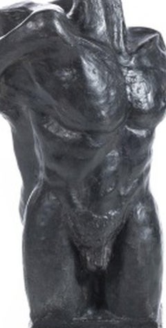 Sculpture - Back in bronze and marble