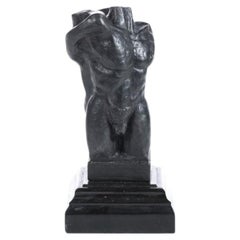 Sculpture - Back in bronze and marble