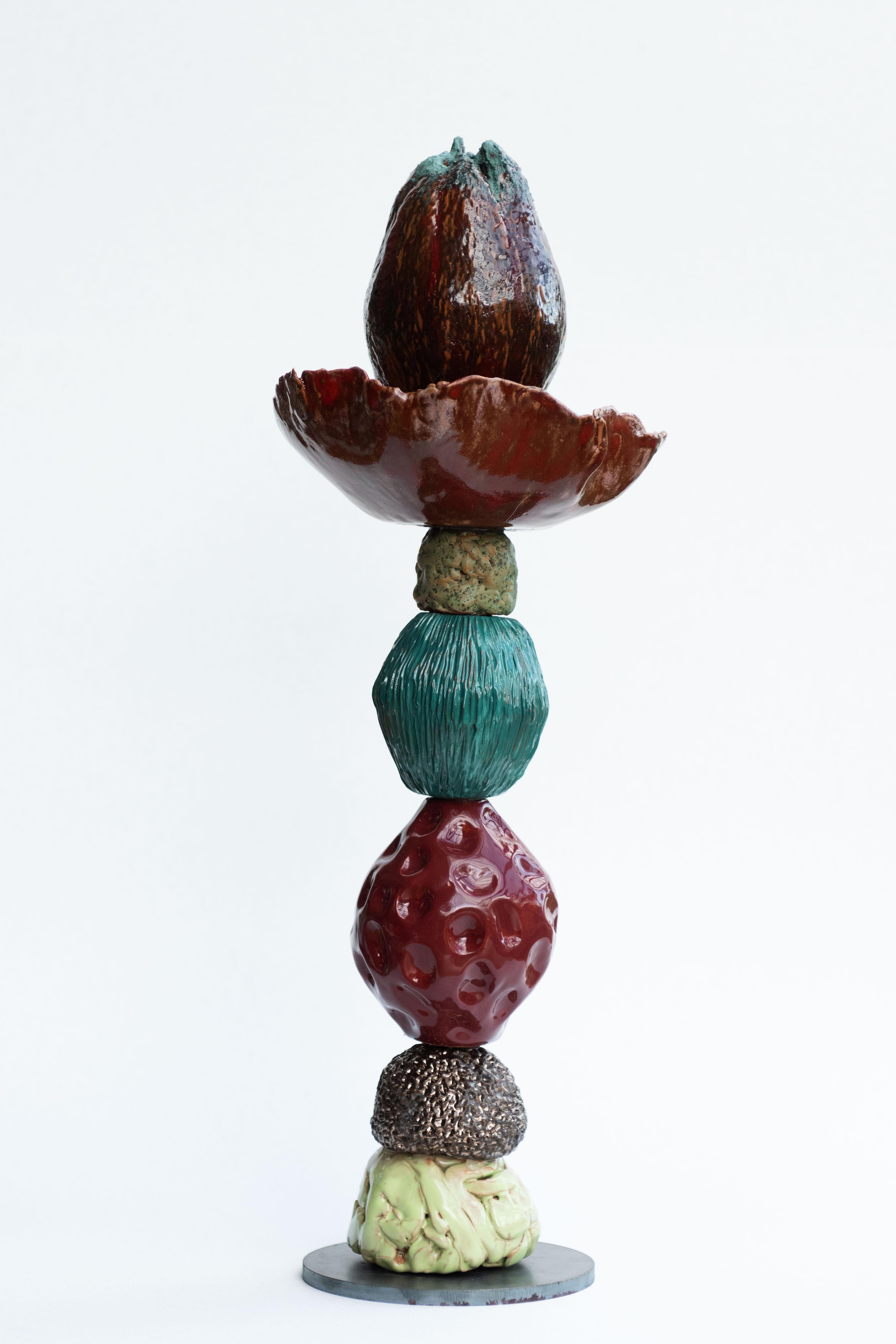 Postmoderno Scultura Bloomen 11 di Zanellazine Ceramics in vendita