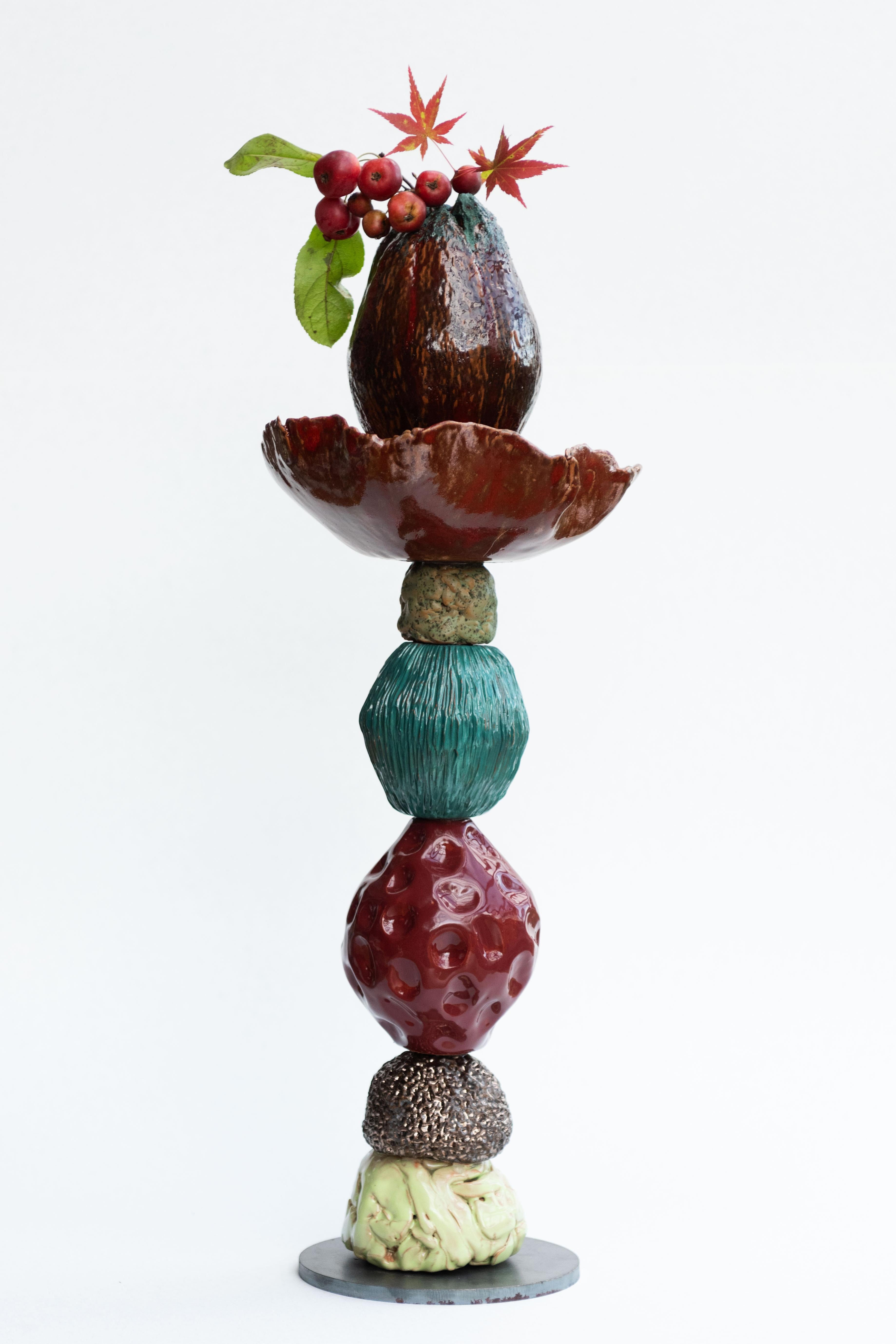 Italiano Scultura Bloomen 11 di Zanellazine Ceramics in vendita