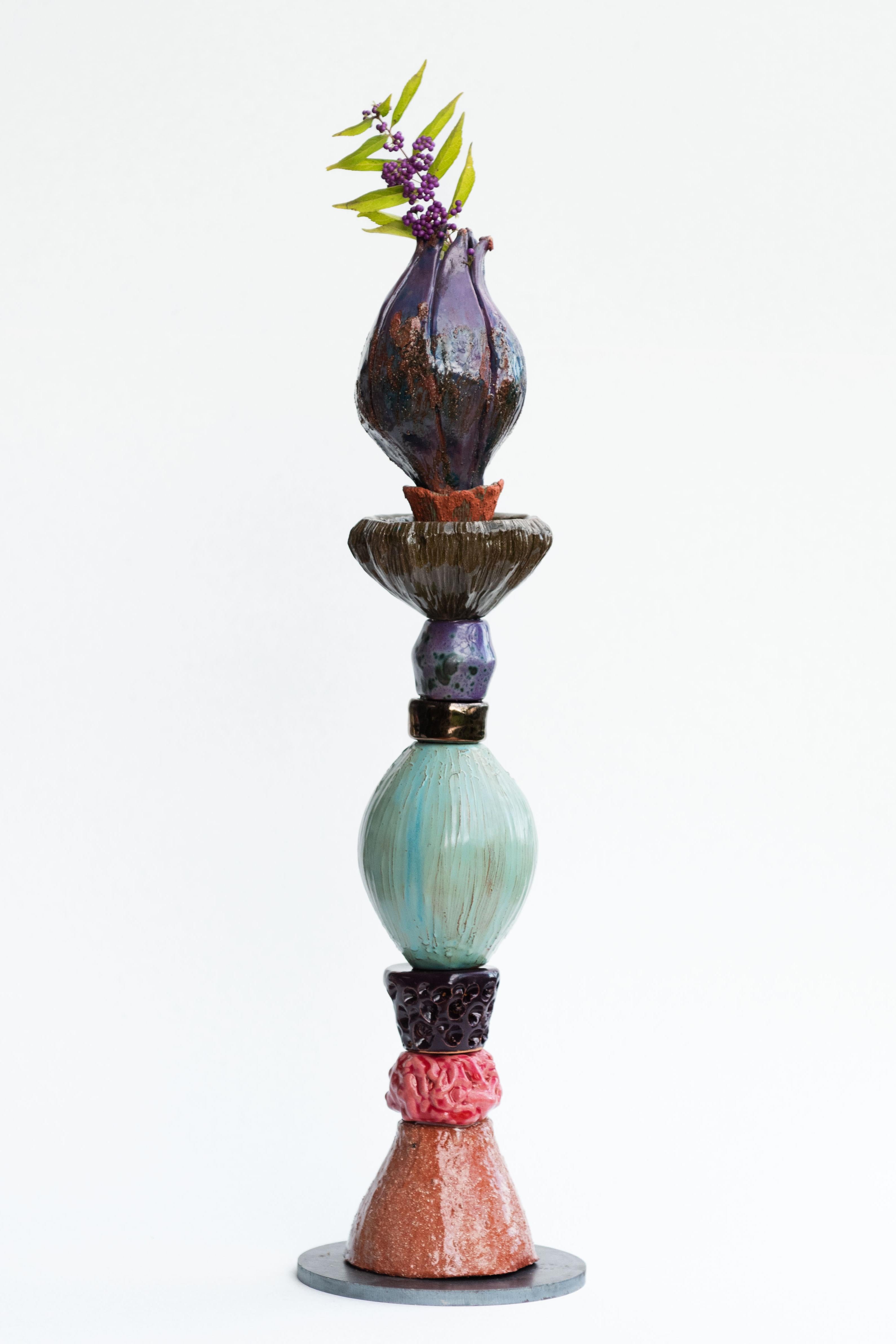 italien Sculpture Bloomen 12 de Zanellazine Ceramics en vente