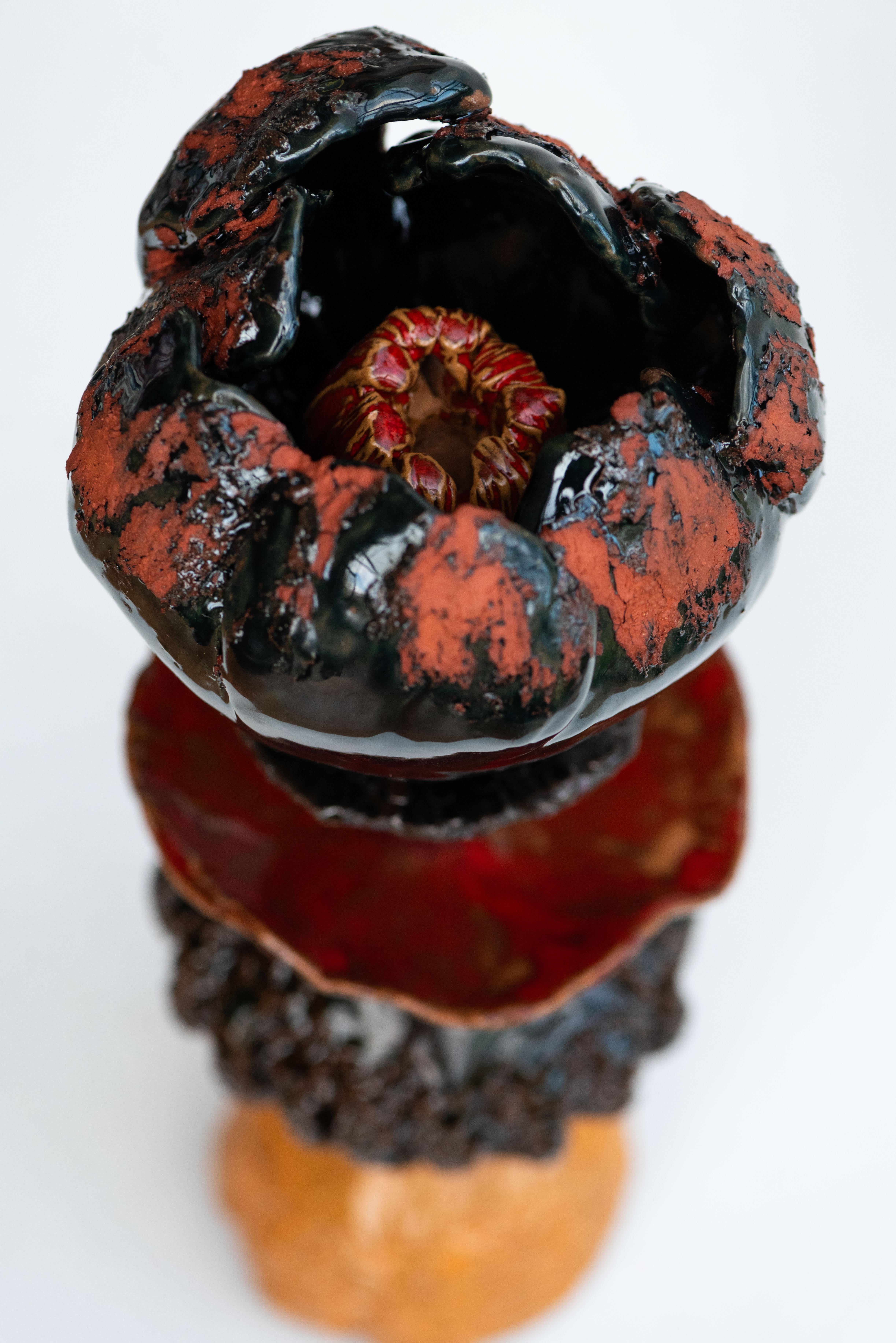 Contemporary Sculpture Bloomen 13 by Zanellazine Ceramics For Sale