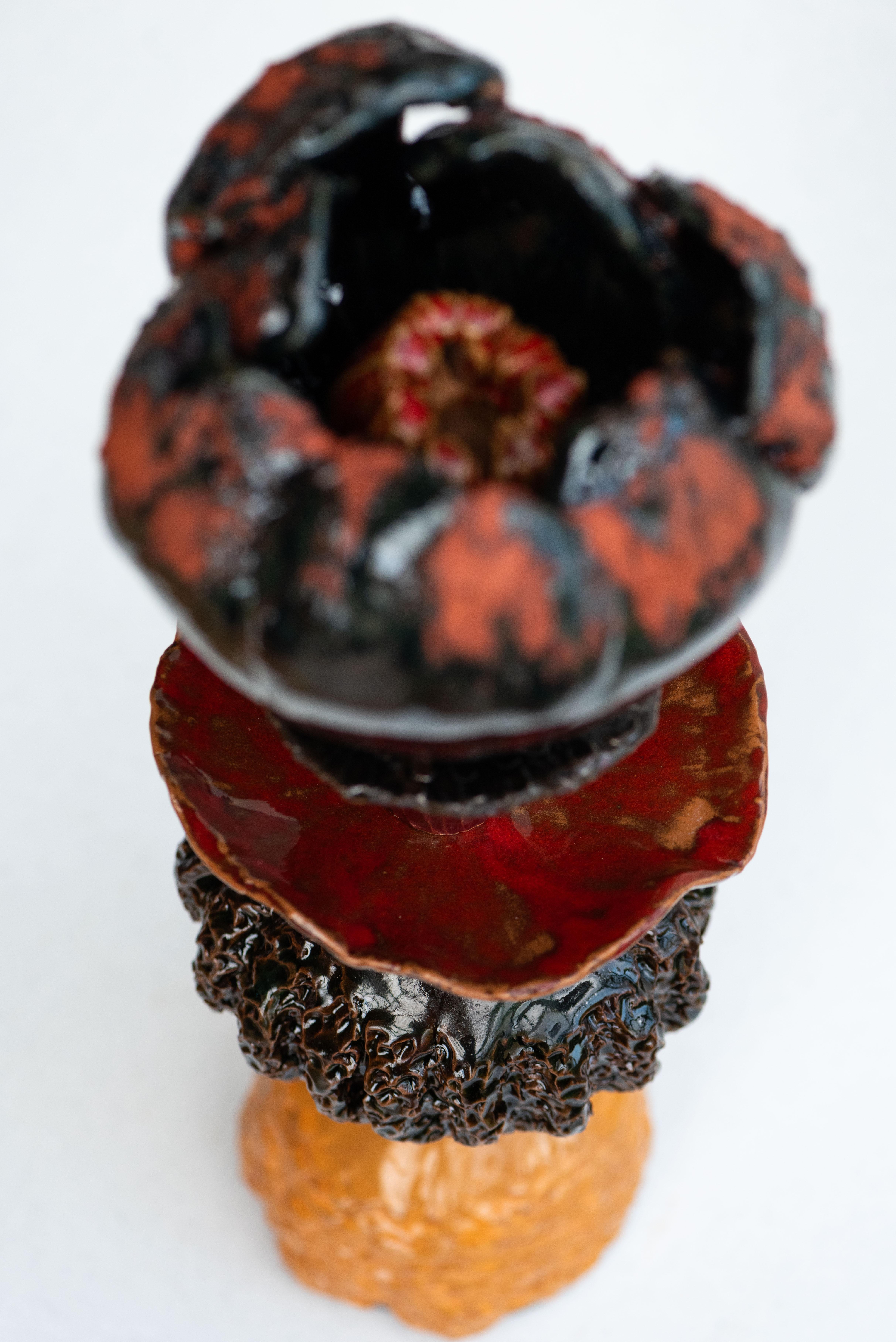 Sculpture Bloomen 13 by Zanellazine Ceramics For Sale 1