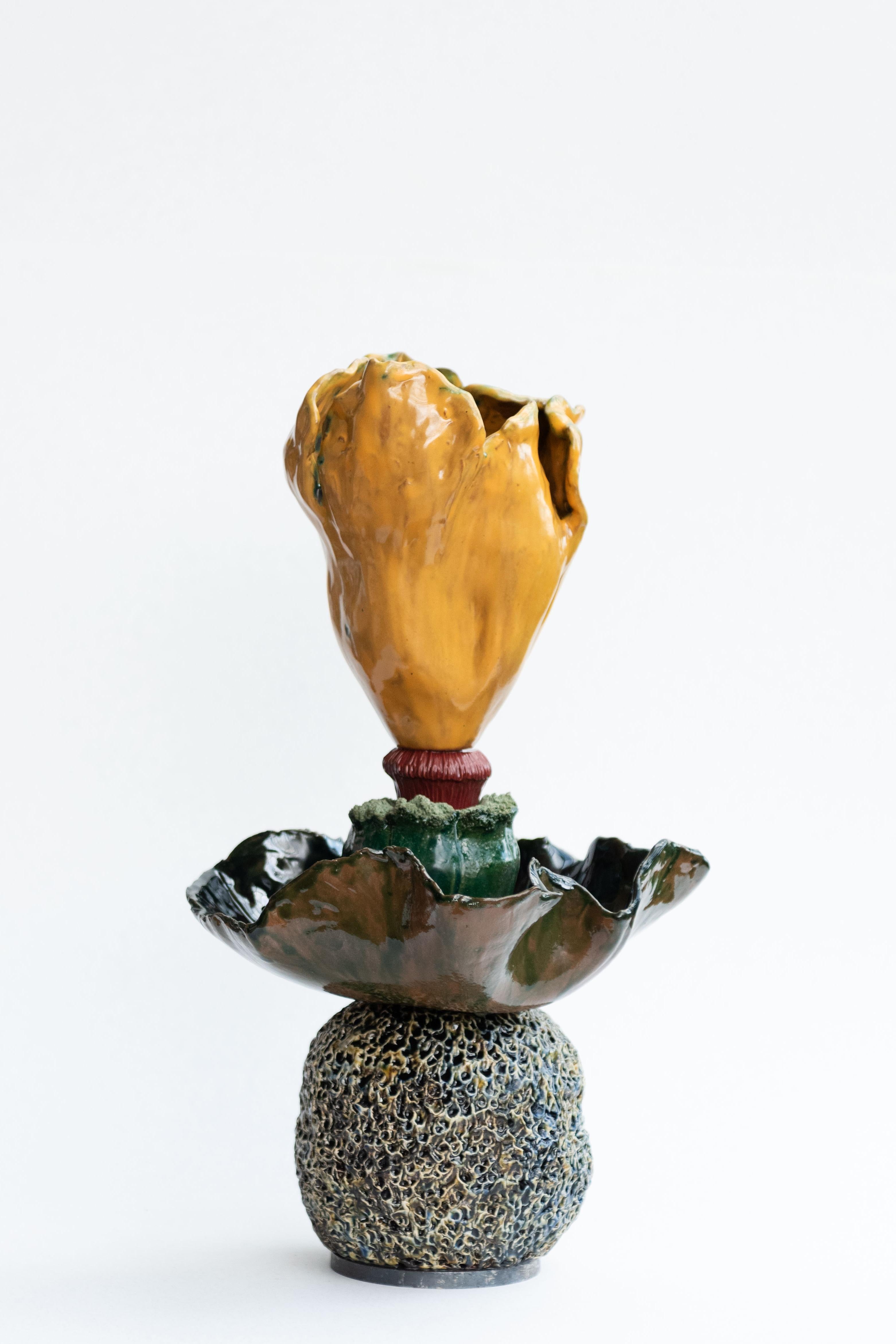 Italiano Scultura Bloomen 14 di Zanellazine Ceramics in vendita