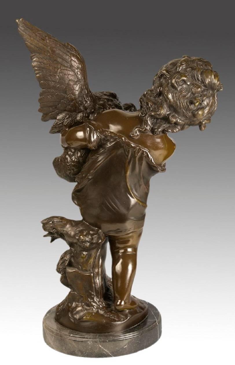 auguste moreau bronze sculpture