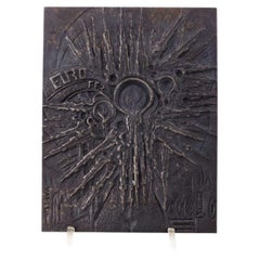Sculpture - Bronze Plaque 5th National Foundry Congress 1978 - Mário Silva