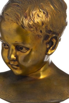 Sculpture - Bust of a boy - 19th century