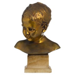 Sculpture - Bust of a boy - 19th century