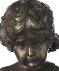 Sculpture - Bust of a boy - Bastiani (signed)