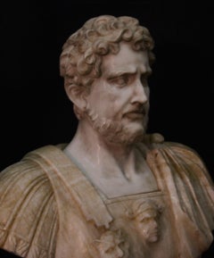 Sculpture, Bust of emperor in marble