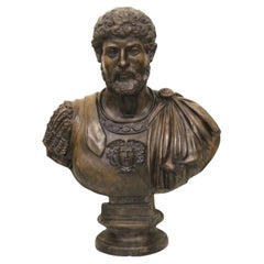 Sculpture du buste d' Hadrian