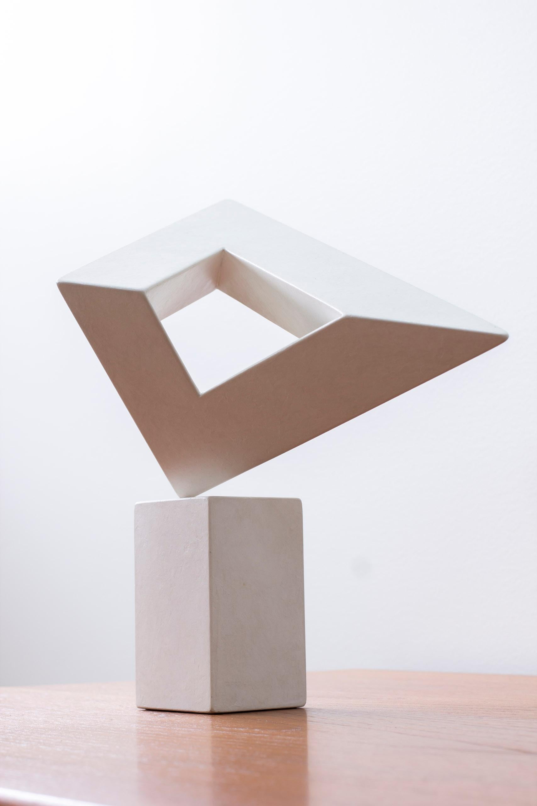 Suédois Sculpture de l'artiste américain David Eisenhauer. Techniques mixtes, Suède 1985 en vente