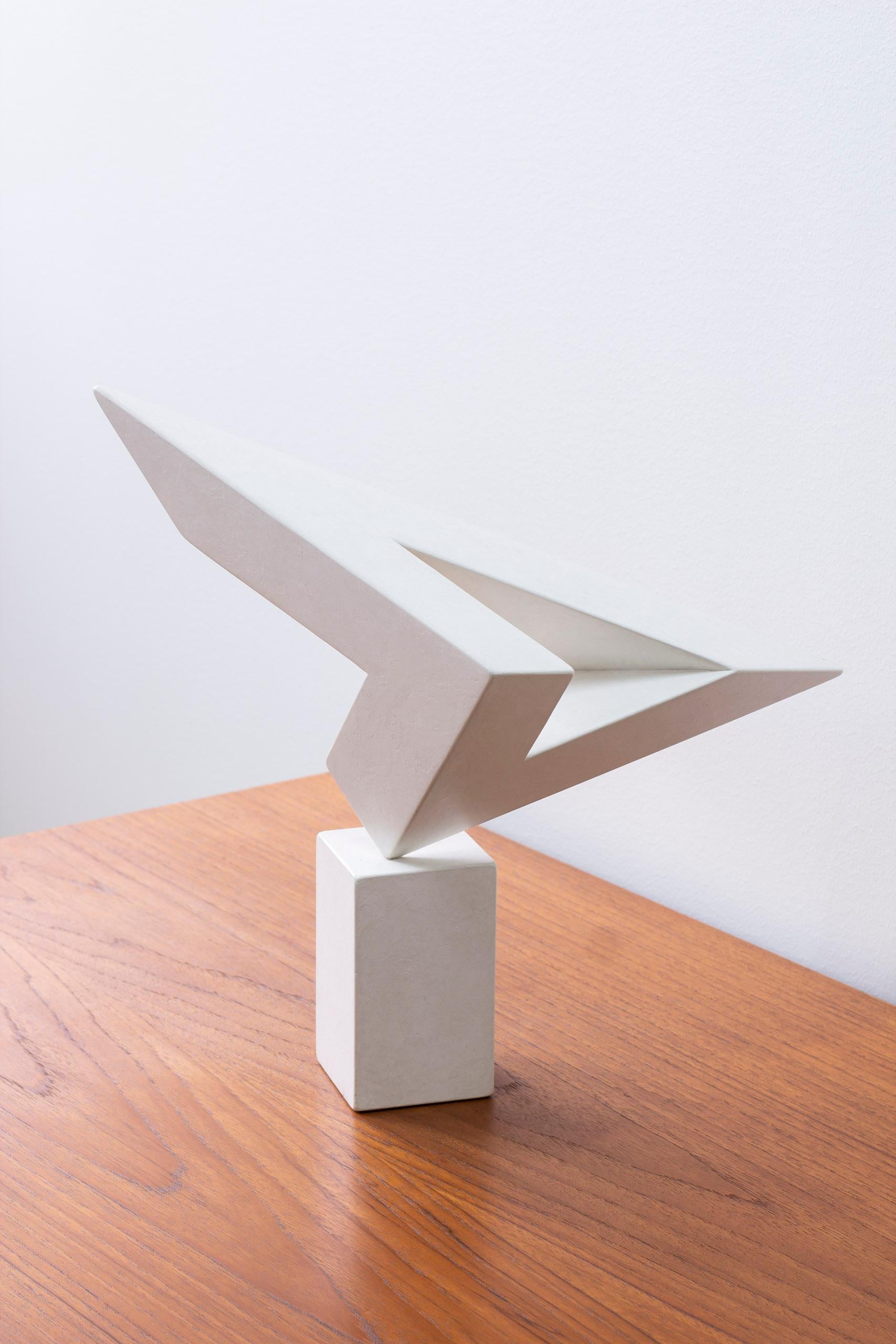 Sculpture de l'artiste américain David Eisenhauer. Techniques mixtes, Suède 1985