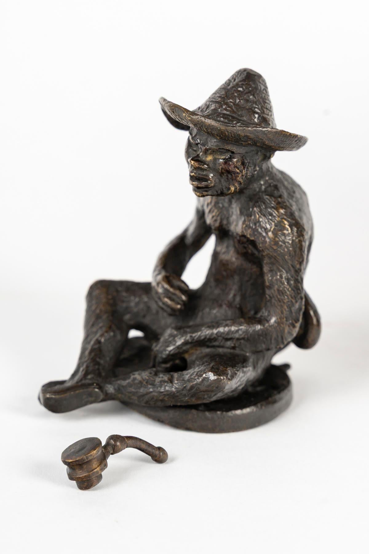 Sculpture de Christophe Fratin, palmier à cigare, période Napoléon III. en vente 1