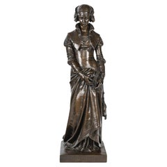 Sculpture by Eugène Aizelin, 19th Century, Napoleon III.