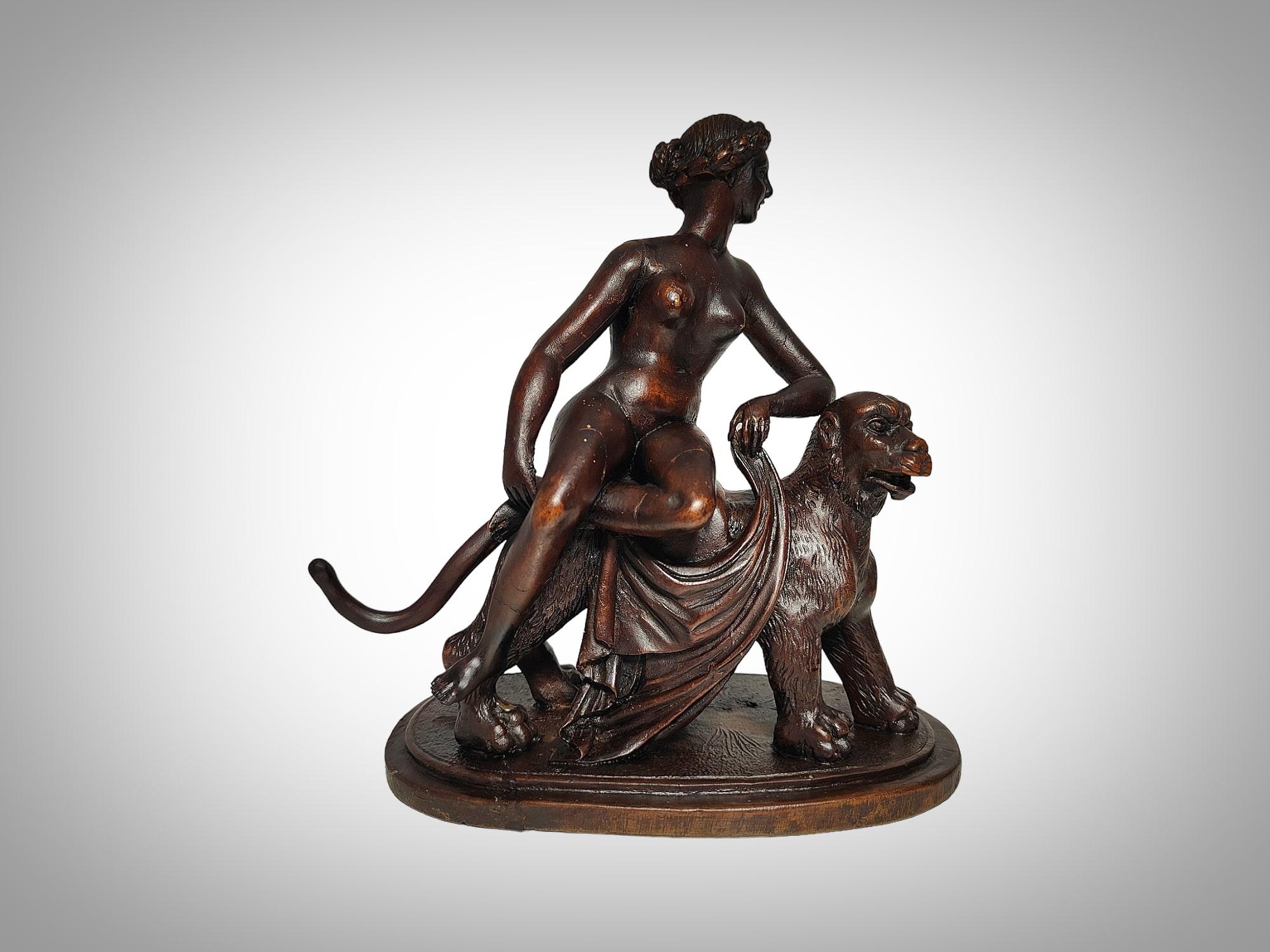 Skulptur von Johann Heinrich von Dannecker „Ariadne auf dem Panther“ im Zustand „Gut“ im Angebot in Madrid, ES