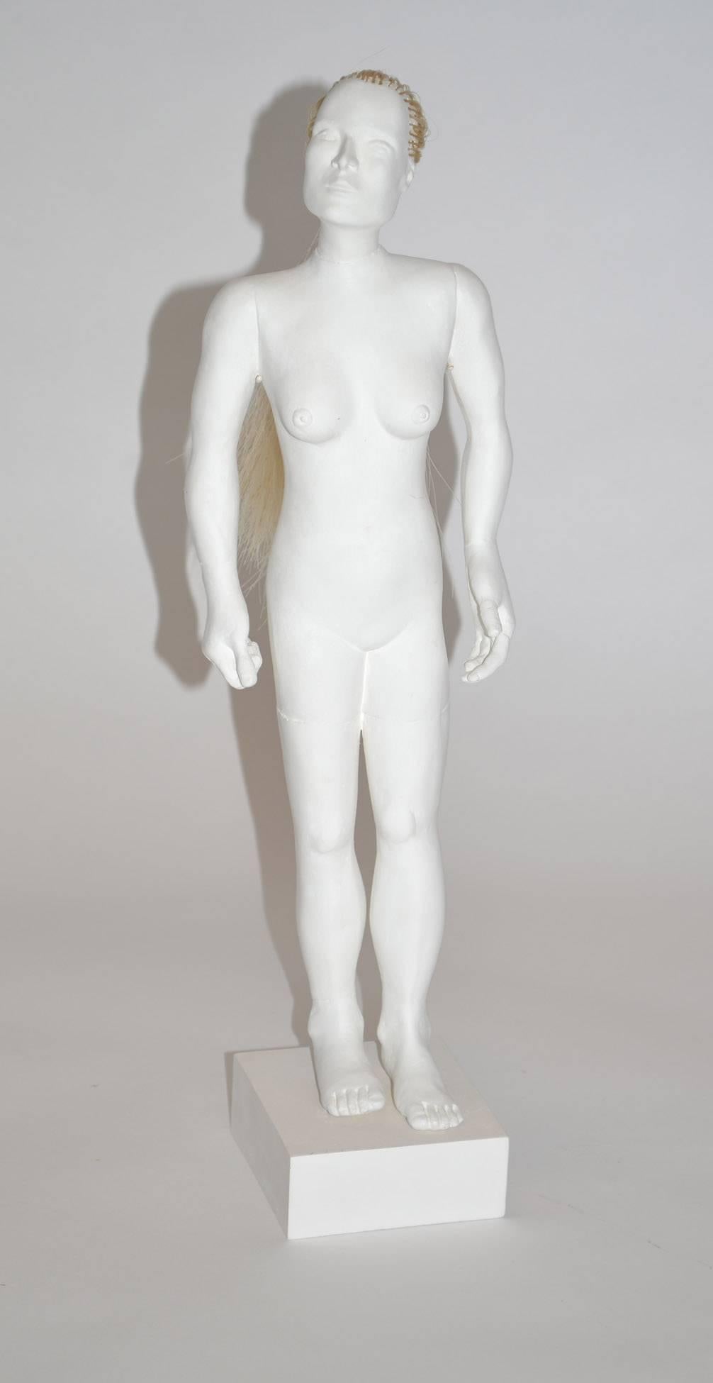 Plaster Sculpture by Judith Shea Human Female Form Mixed-Media, 2002