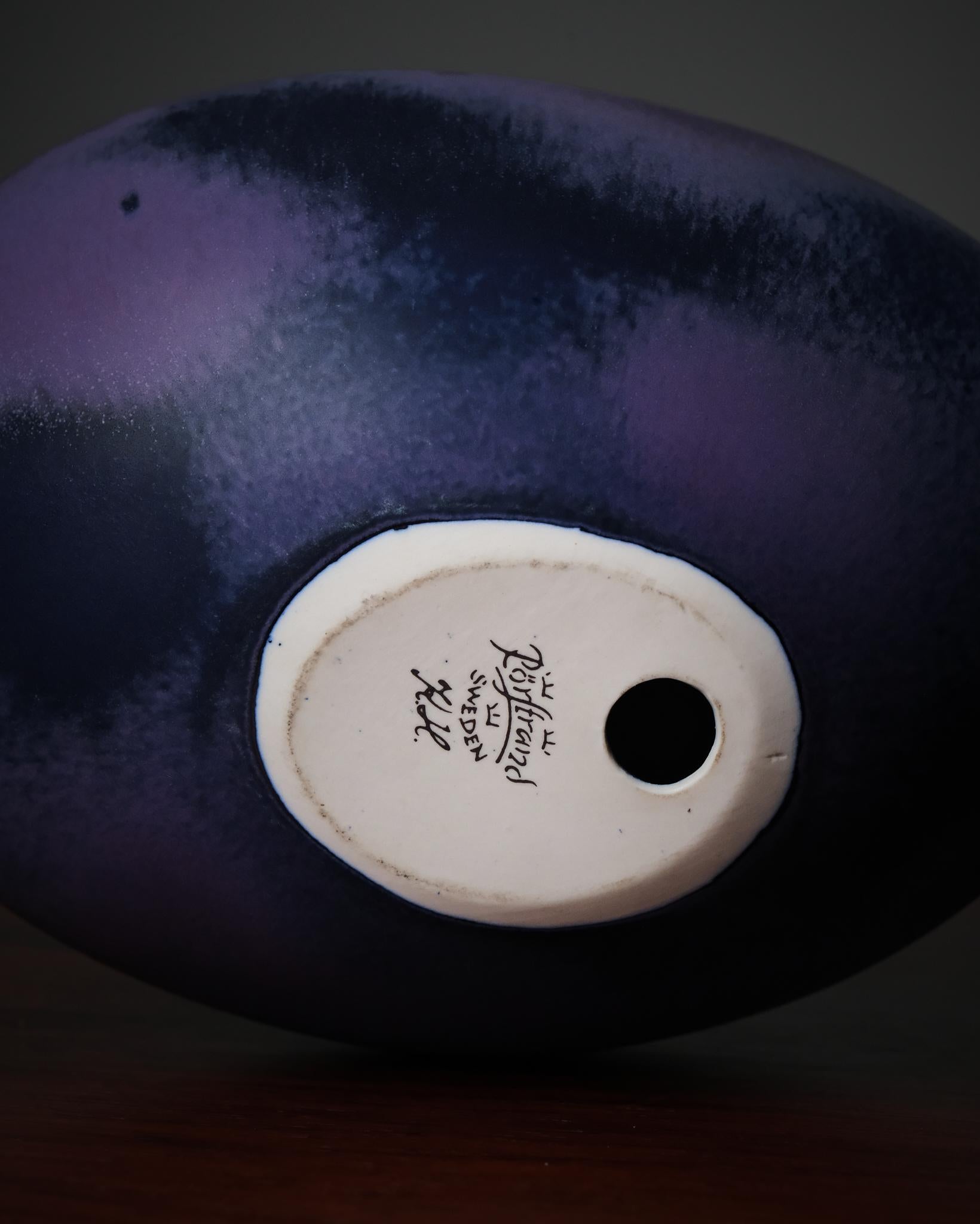 Grès Sculpture de Kerstin Hörnlund pour Rörstrand, Suède, années 1970 en vente