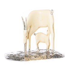 Sculpture by LUIZ FERREIRA (1909-1994) - Silver and noble material