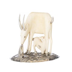 Sculpture by LUIZ FERREIRA (1909-1994) - Silver and noble material