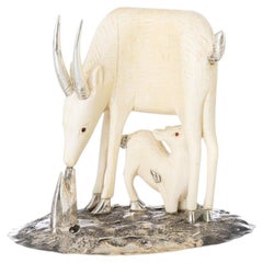 Sculpture by LUIZ FERREIRA (1909-1994) - Silver and noble material